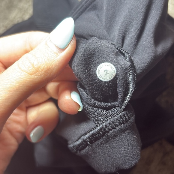 Lululemon Align High Neck Black Crop Black Tank Top size 2 - Picture 6 of 6